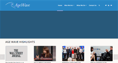 Desktop Screenshot of agewave.com